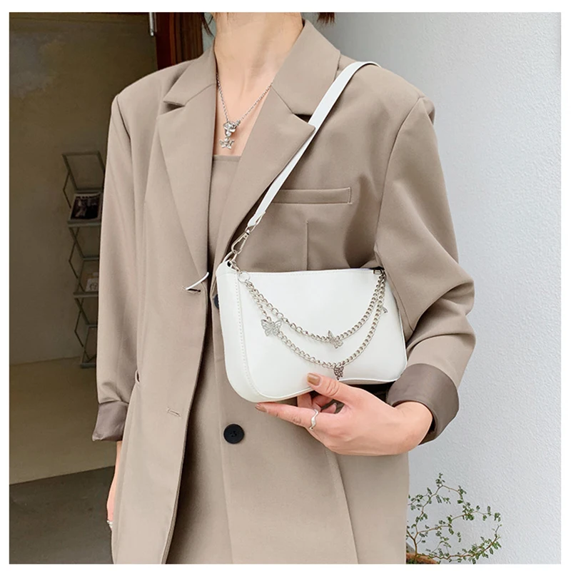 Модные брендовые винтажные сумки для подмышек женщин популярная Универсальная