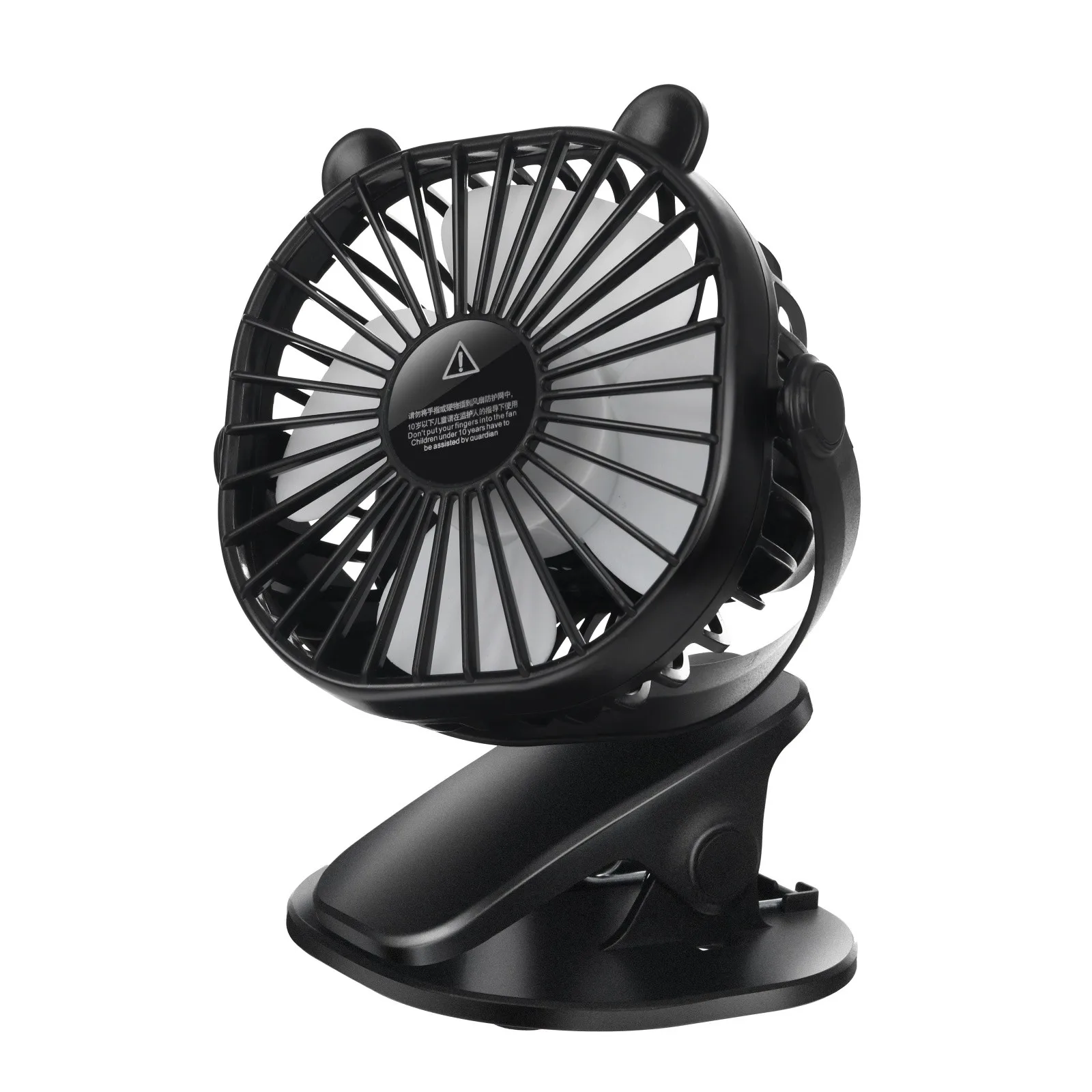 

USB Desk Fan Clip on Fan, Portable Cooling Fan with 3 Speed, Stroller Fan rechargeable pedestal table desk usb fan Home office