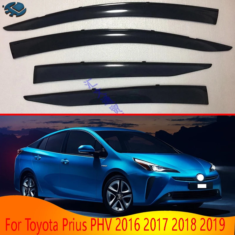 Для Toyota Prius PHV автомобильные аксессуары пластиковый внешний козырек вентиляционные Шторы окно