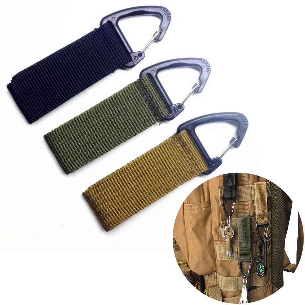 Наружный карабин нейлоновый тактический рюкзак крючок для ключей ленточная