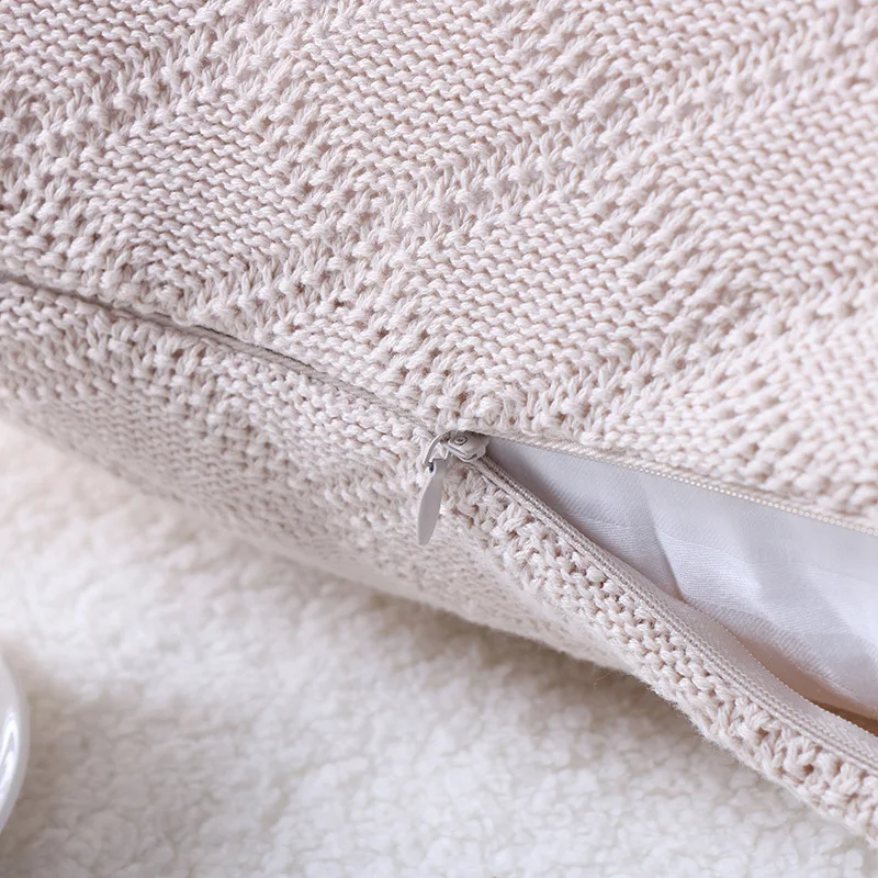 Наволочка DUNXDECO хлопковая искусственная подушка в современном скандинавском