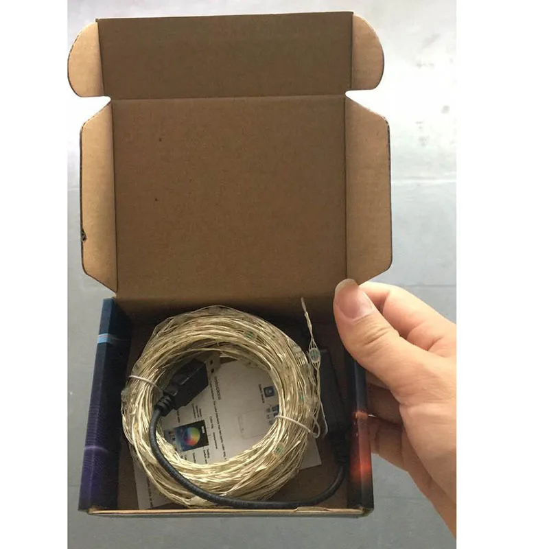 

LED String Lights For Christmas Tree Decor 20m 200LED App Remote Control RGB Lighting String for wedding party decor