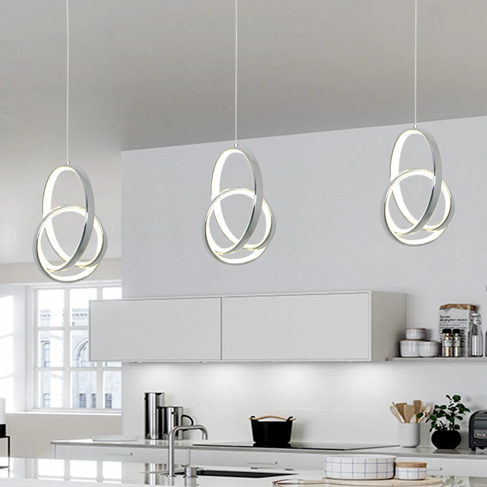 Современный 12 Вт светодиодный подвесной светильник висит Подвесная лампа