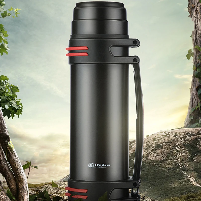 Уличный термос JOUDOO из нержавеющей стали высокой емкости автомобильный для воды