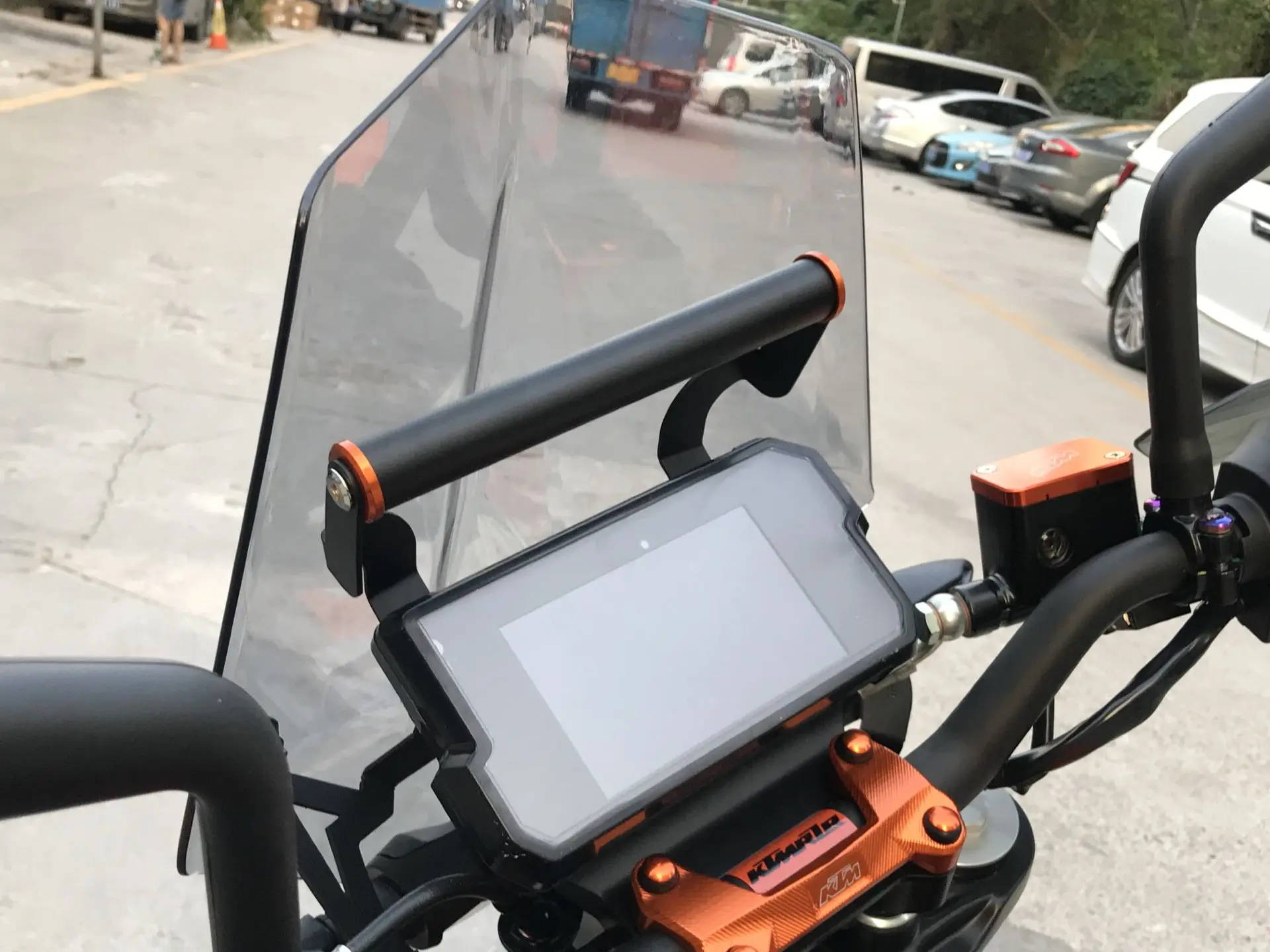 Для KTM DUKE 390 подставка держатель для мобильного телефона gps Кронштейн регулируемый навигационный держатель Duke390 аксессуары