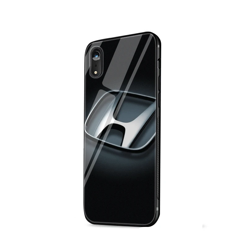 G2 Стеклянный чехол для телефона из ТПУ стекла для iPhone 5 5S SE 6 6S 7 8 Plus iPhone 11 Pro XR X XS максимальный чехол Honda - Цвет: G2