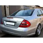Cпойлер на крышку багажника для Mercedes W211 2002-2009 ABS пластик молдинг обвес тюнинг стайлинг украшение декорг