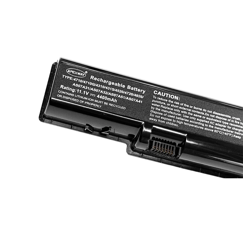 

Apexway AS07A31 AS07A32 AS07A41 AS07A42 AS07A51 AS07A52 AS07A71 AS07A72 AS07A75 AS2007A Laptop Battery for Acer Aspire 5738 4710
