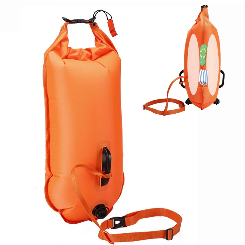 

Плавательная сумка, надувной плавательный буй, спасательный мешок, плавающая сухая сумка для плавания и дайвинга, защитная подушка безопас...