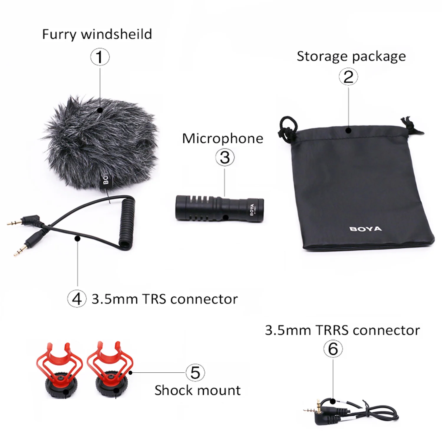 BOYA BY-MM1/MM1 +/PRO Микрофон конденсаторный микрофон для ПК мобильных DSLR-камер Xiaomi Samsung