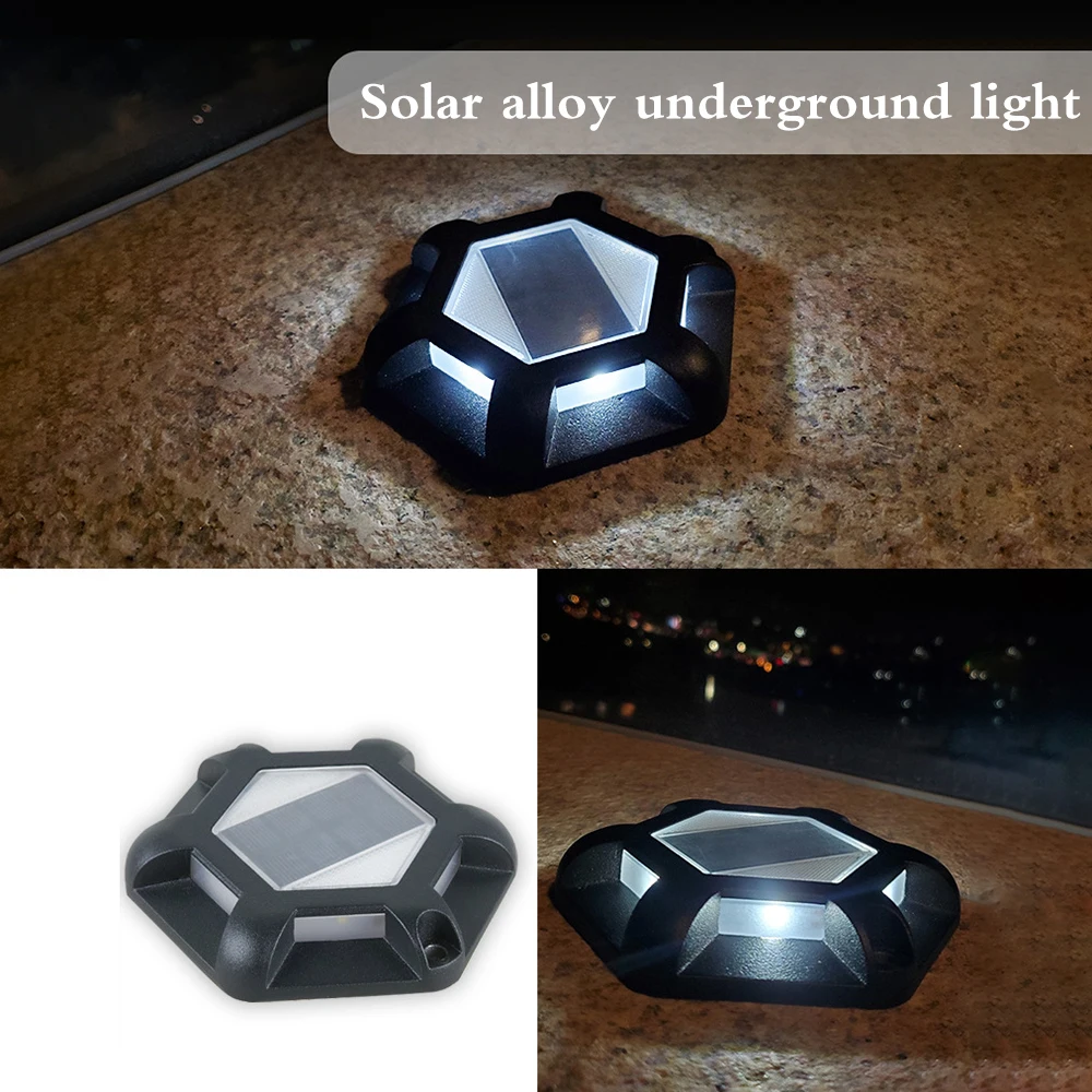 1 шт. Солнечный Мощность похоронены лестницы Светильник под землей лампа на