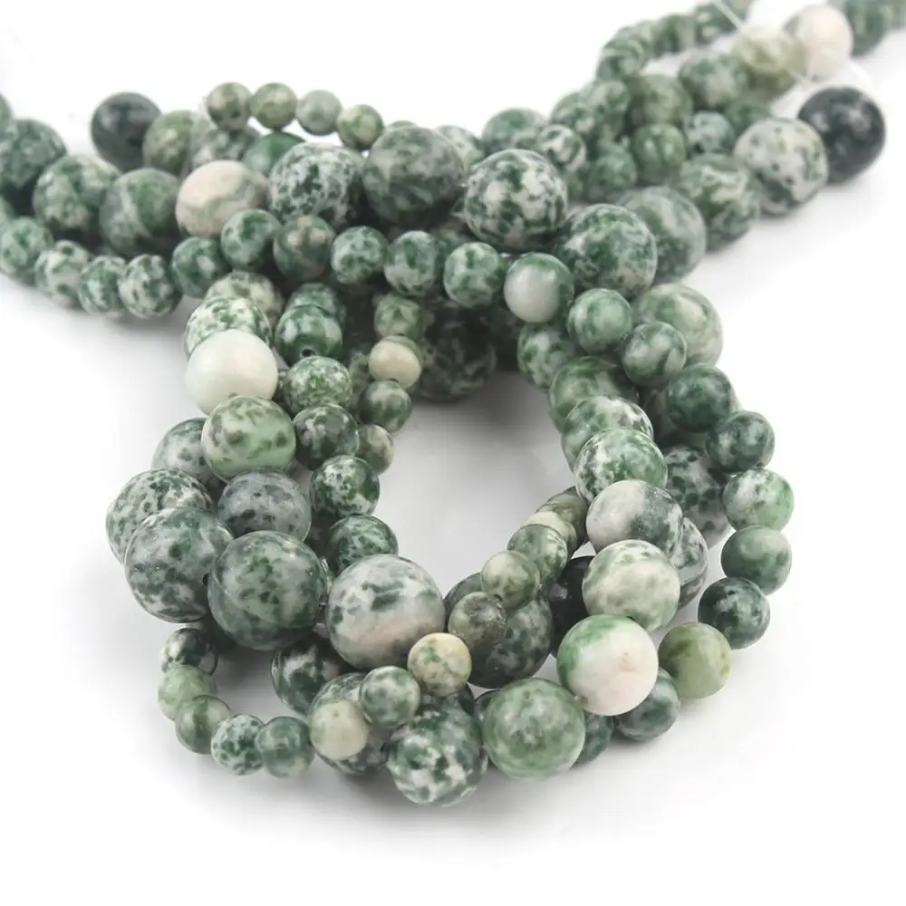 Бусины из натурального камня для ювелирных изделий круглые бусины-Распорки с