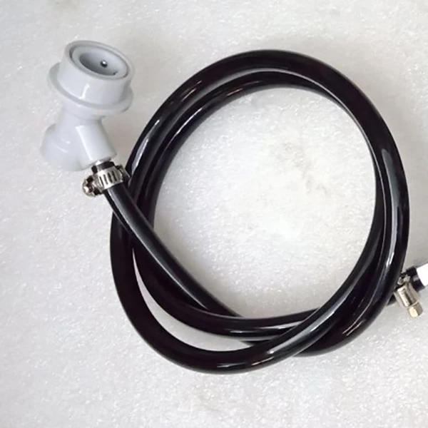 

Home Brew Beer Gas Line Assembly, 5/16 inch PVC Gas Carbonation Hose,W21.8 Co2 Regulator with Convert Adapter for Co2 Gas Bottle