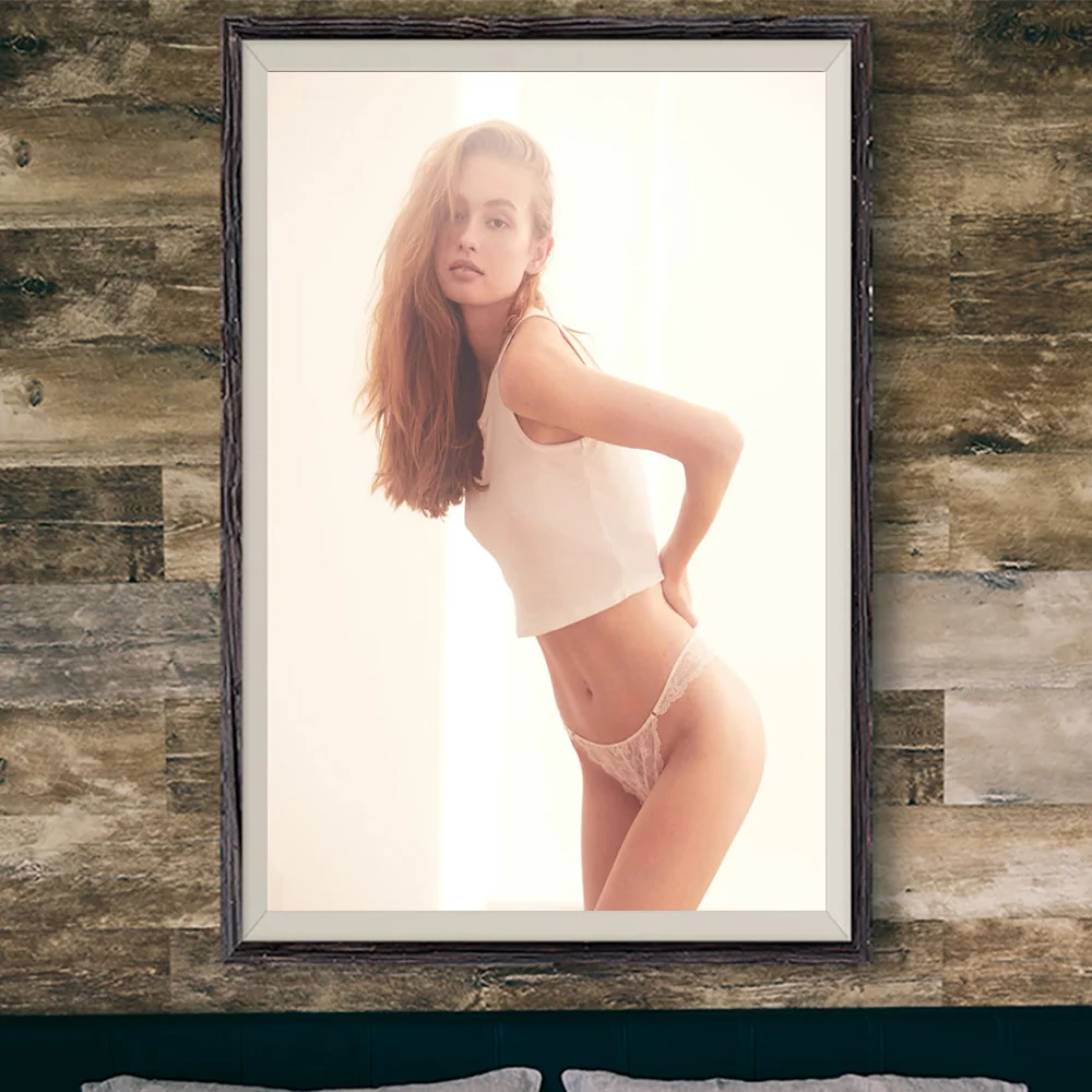 

E153 Cari Flowers Sexy Model Movie Star Wall Silk Cloth Poster Art Home Decoration Gift
