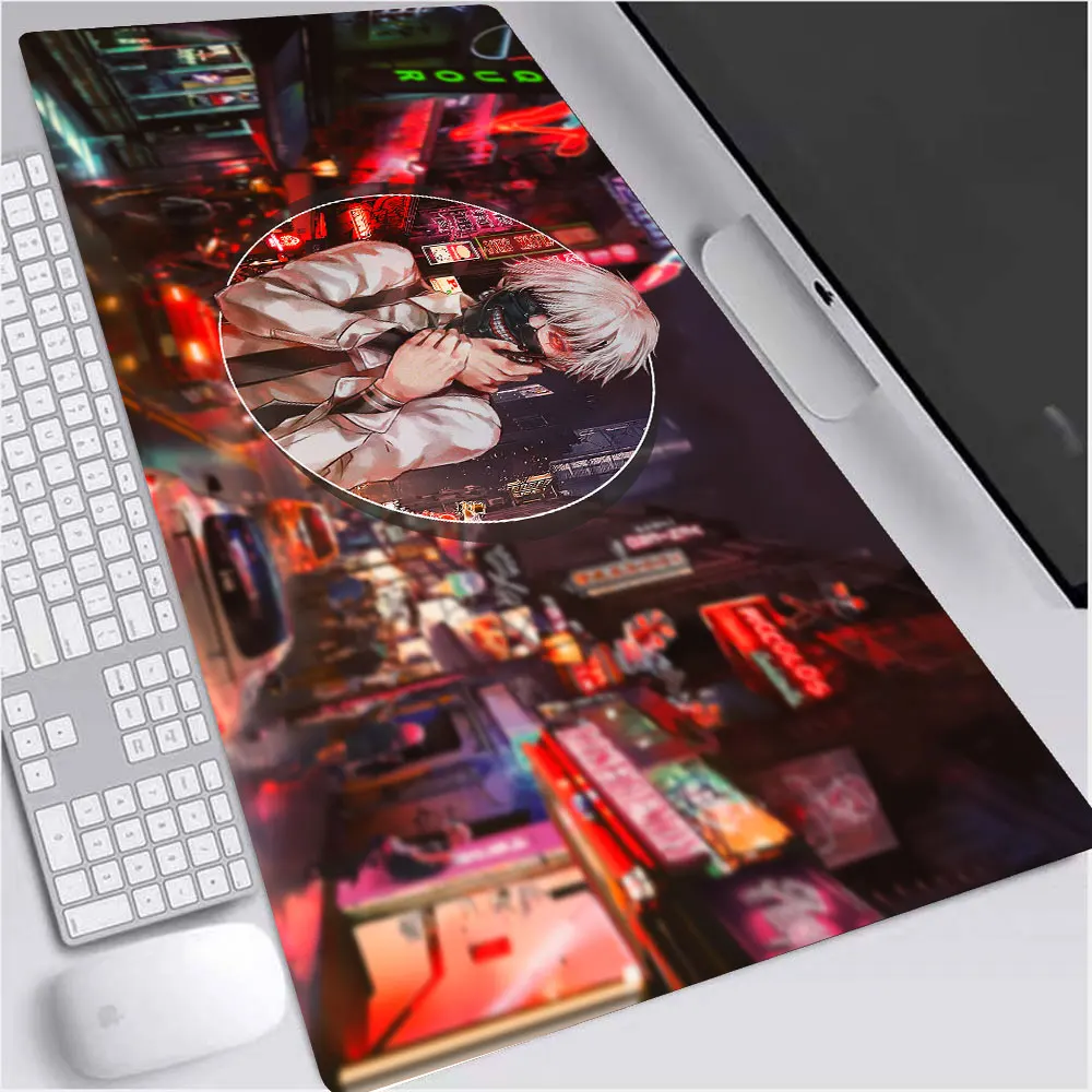 

Tokyo Ghoul Japan's new anime ghouls edge locking mouse pad table mat large game against sliding keyboard mouse pad otaku gift