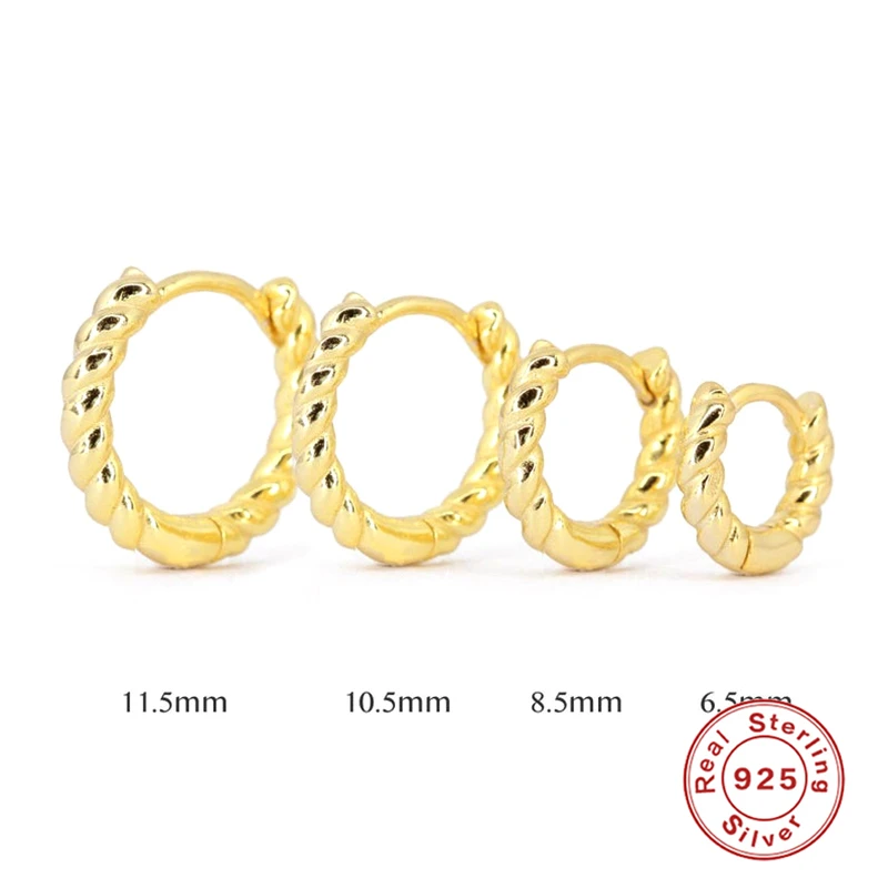 

Женские серьги-кольца из серебра 925 пробы, с круглой пряжкой