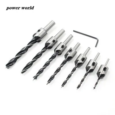 4 шт./7 шт. Зенковка сверло три Станок Для развёртывания отверстий столярная фаска