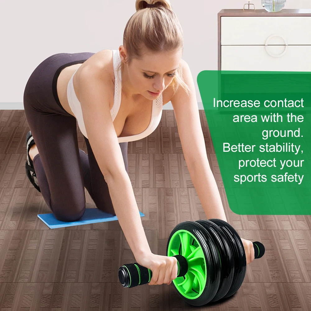 SKDK Abdominal Wheel Abs Workout Ab Exercise Equipment with Mat Arm Waist Leg Gym Muscle Trainer 1PC | Спорт и развлечения