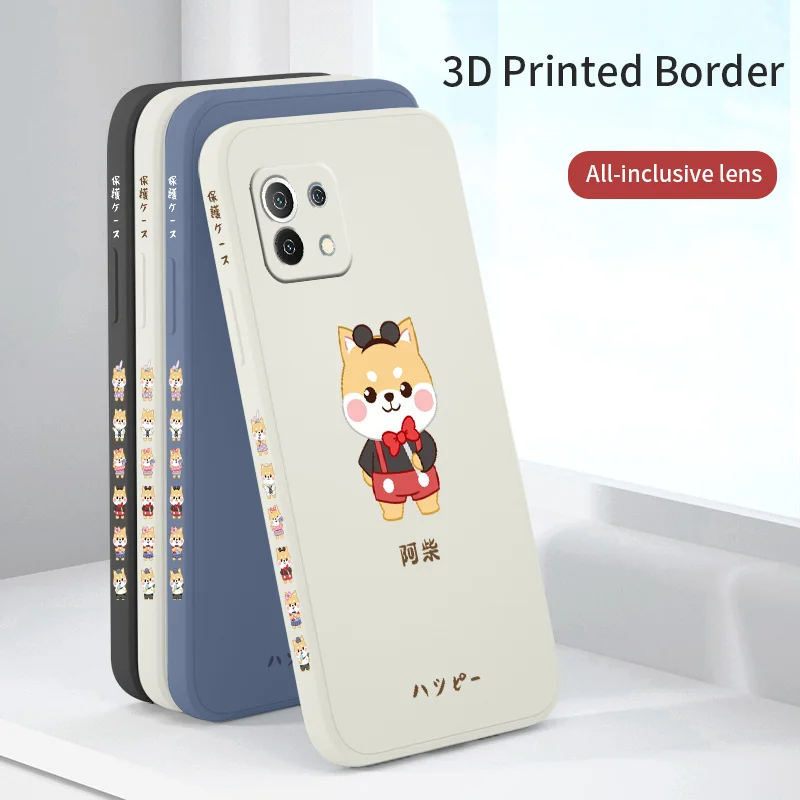 

Taste The Dog Case For Xiaomi Mi 11 10T 10 lite 9T Note 10 Redmi Note 9 9T 8 8Pro 7 7Pro 9 9A K40 K30 Liquid Silicone