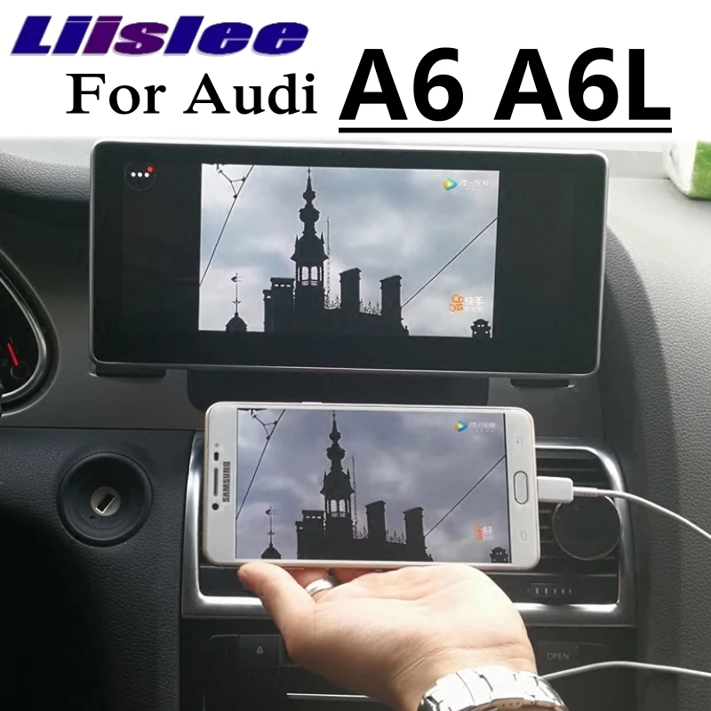 Liislee автомобильный мультимедийный плеер NAVI для Audi A6 A6L 2005~ 2011 беспроводной CarPlay 10,25 дюймов 4G Радио Стерео gps экран навигация