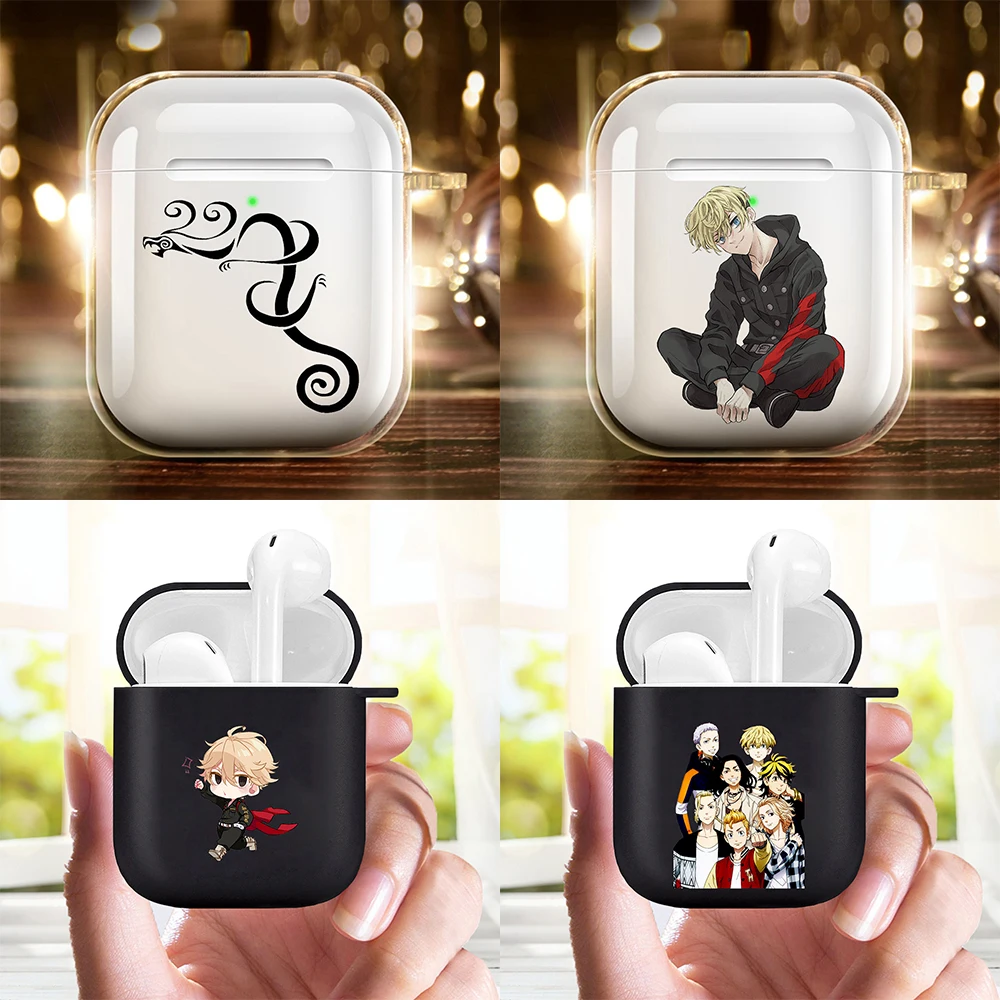 

cute Cover for Airpods 1/2 Earphone Tokyo Revengers Manjiro Sano Anime Protector Fundas Airpods Case Air Pods Charging Box Bags