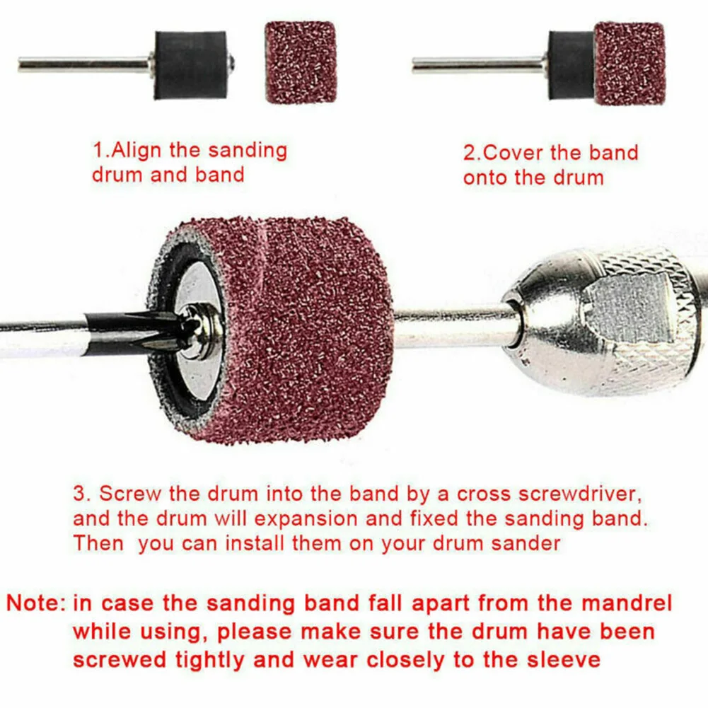 

Red Brown Sanding Drum Rotary Tool Set 319pcs Accessories High Quality