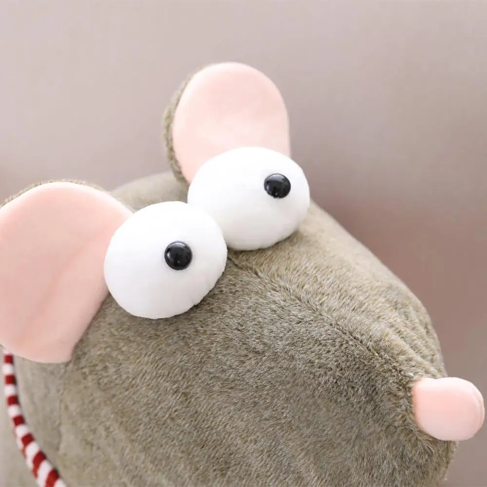 

Hot 1pc 21cm Cute Plush Big Eyes Mouse Toy Stuffed Animal Doll Baby Kids Children Birthday Gift Shop Home Decor Peluche Mascots