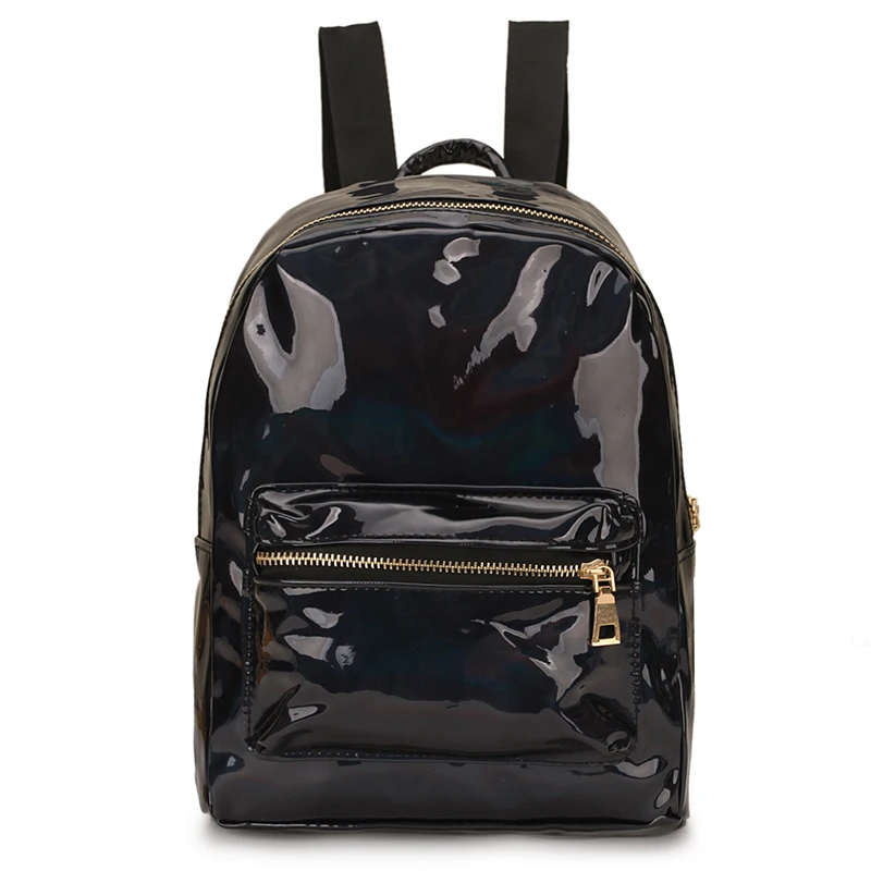 

2021 Women Backpack Fashion Female Backpack Laser Women Backpack PU Leather Shoulder Bag Female Student Girls School Bags