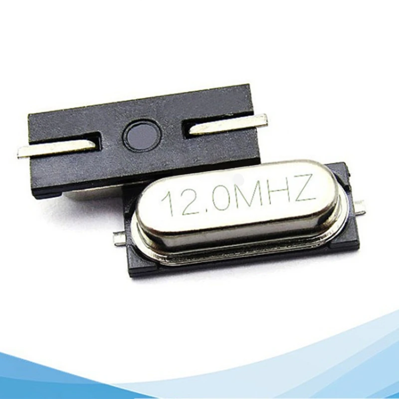 

HC-49S Quartz Resonator SMD Crystal Oscillator Kit 4MHz 6MHz 8MHz 12MHz 16MHz 24MHz 25MHz 48MHz 2Pin Diy Electronic Set