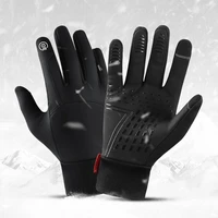 winter warm gloves womens mens outdoor non slip windproof gloves touch screen waterproof thin thermal cycling running gloves