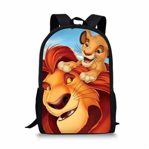 CDWX2813C HaoYun Детский Школьный Рюкзак Kawaii The Lion King школьные сумки с рисунком героев мультфильмов, маленькие животные, комплект из 3 предметов, школьные сумки - Цвет: CDWX2813C