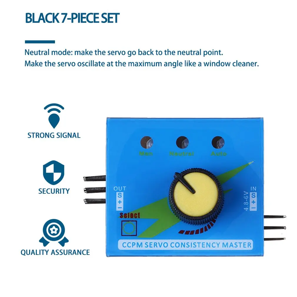 Мульти тестер сервоприводов 3CH ECS консистенция скорость контроллер мощность