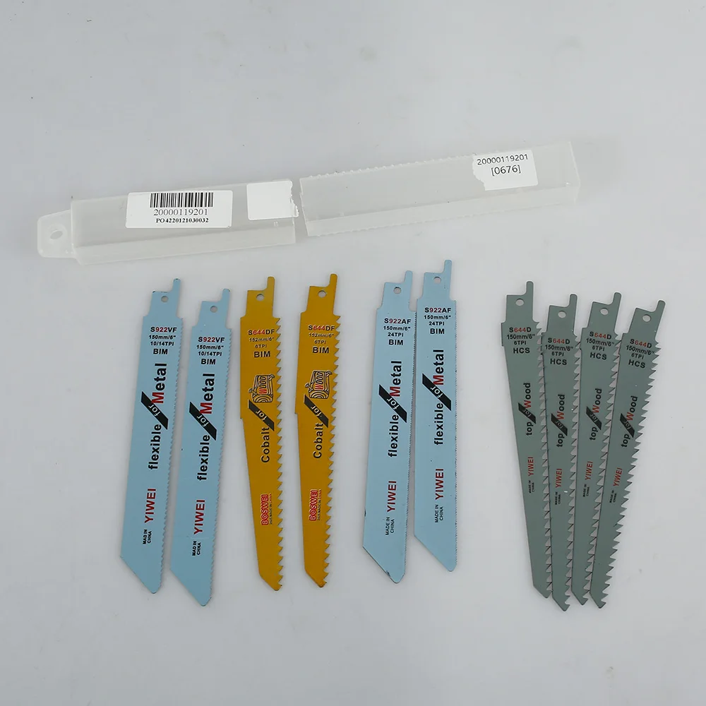 10pcs Reciprocating Saw Blades JigSaw Blade Handsaw Multi For Cutting Wood Metal Bosch Makita Dewalt DIY Tools | Инструменты