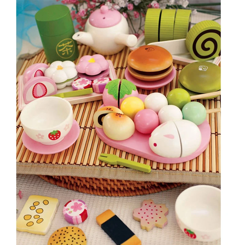 Новые детские игрушки клубника имитация послеобеденный чай набор детская еда