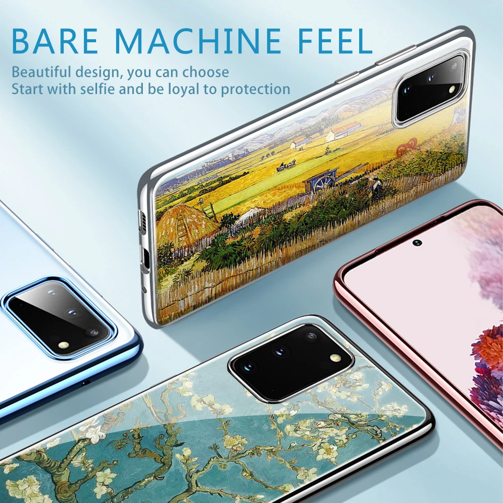 

Art Oil Painting Case for Samsung Galaxy S21 S10 S9 S8 S20 Plus Ultra A51 A50 A71 A70 A20E 21S NOTE 20 10 9 8 Plus Soft TPU Back