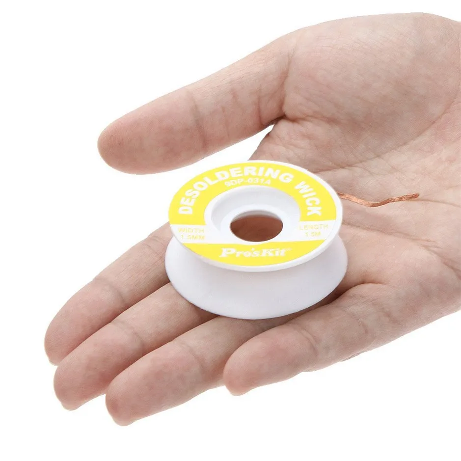 

2020 5pcs 9DP-031A BGA Removal Strand Desoldering Wire 1.5mm * 1.5m Low Residue Tin Absorption Line