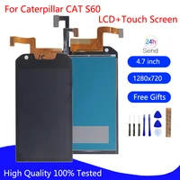 original for caterpillar cat s60 lcd display touch screen digitizer assembly phone parts for caterpillar cat s60 screen lcd