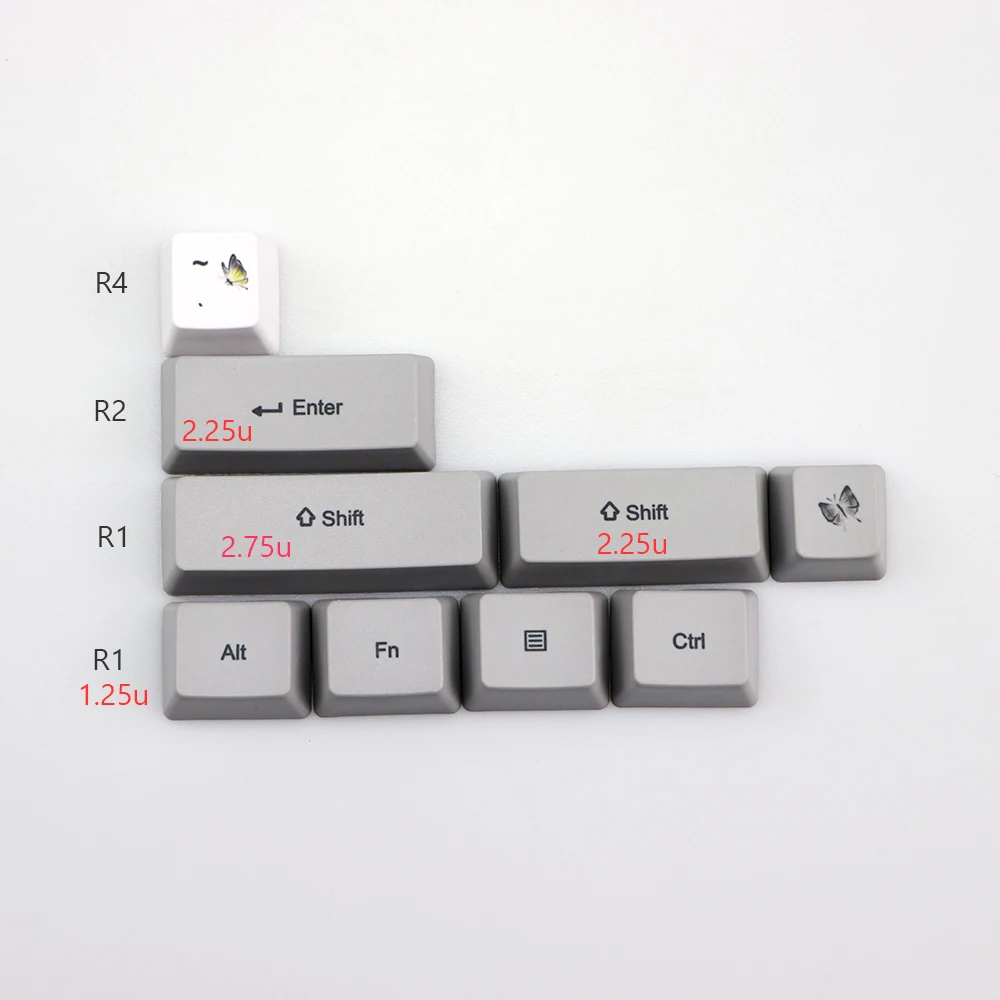 

Dye Subbed PBT Keycap 72 keys OEM Profile Keycaps For GH60 RK61/ALT61/Annie GK61 GK64 dz60 DIY keyboard