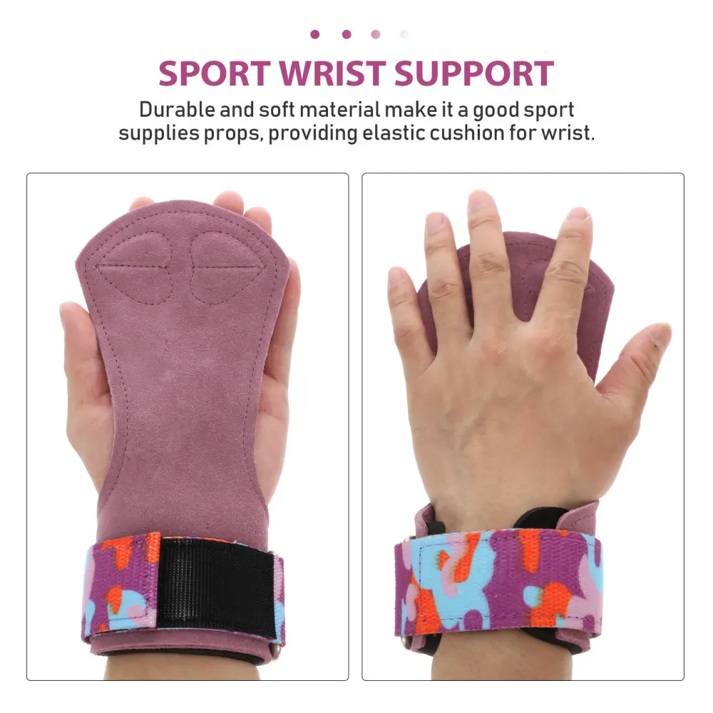 

1 Pair of Protective Weightlifting Palm Guard Wrist Support Strap Fitness Strap