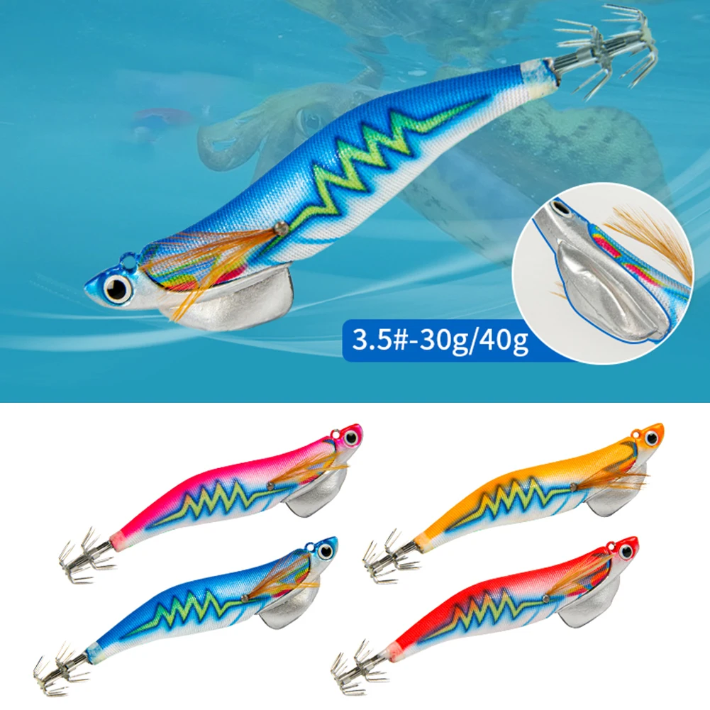 

1 Pc 30g/40g 127mm Squid Fishing Lure Luminous Jig Shrimp Prawn Lure Wobbler Bait Sea Fishing Lures Tackle Accessories Pesca