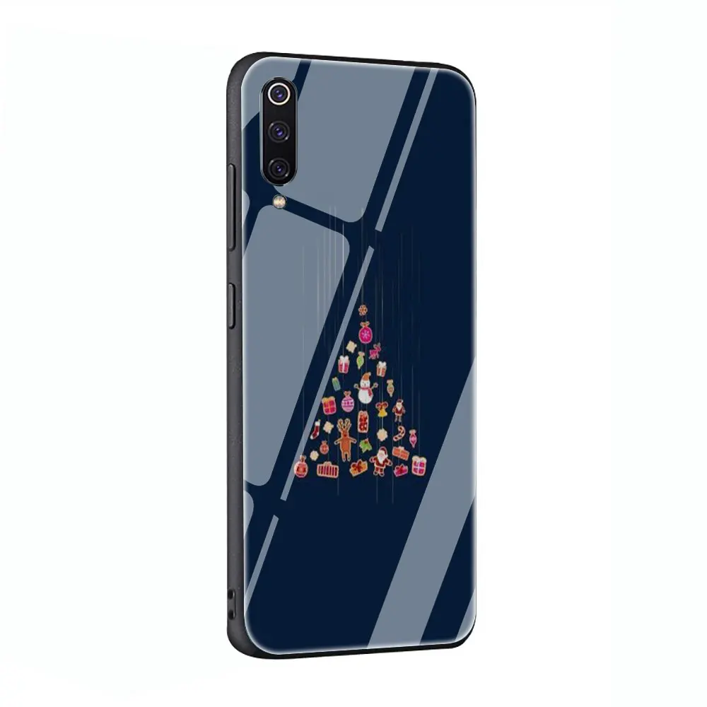 G9 Рождество закаленное Стекло чехол для телефона чехол для Xiaomi mi 8 9 A1 5X A2 6X Red mi 4X 6A Примечание 5 6 7 Pro Pocophone F1 - Цвет: G9