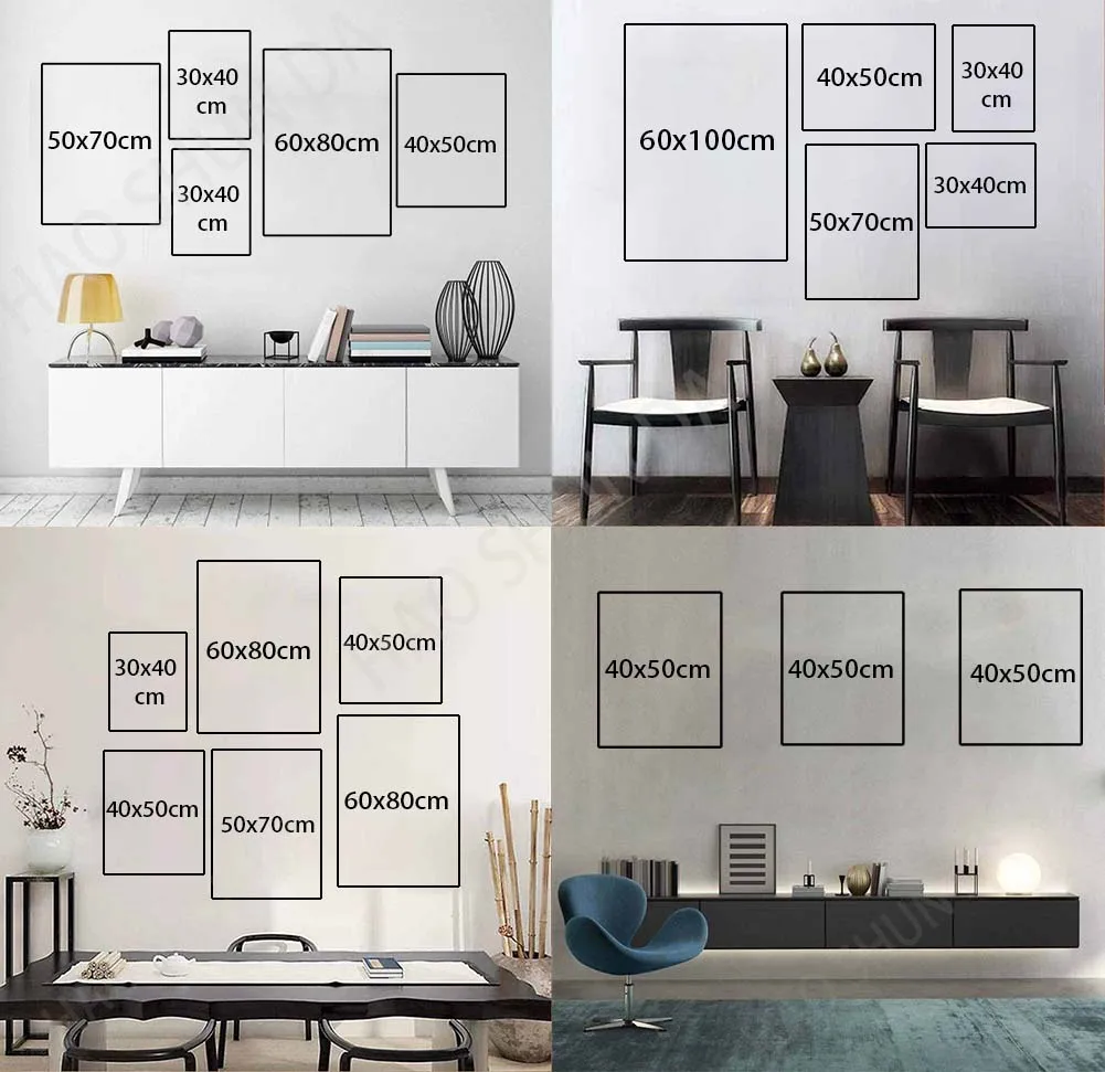 Модульные картины на холсте фурамаз