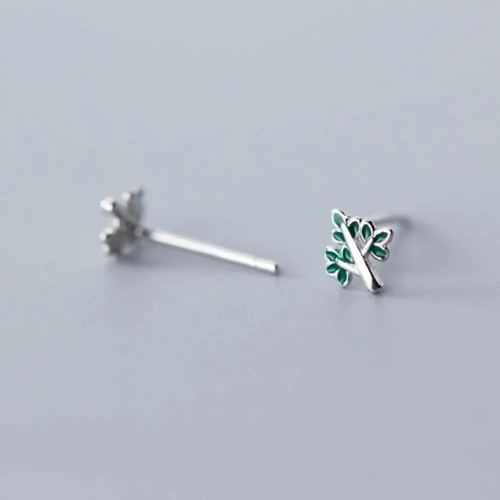 S92-5 женские серьги-гвоздики из цельного стерлингового серебра A1211 |