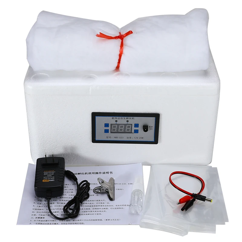 Автоматический цифровой семейный инкубатор для яиц с 22 позициями курицы птицы