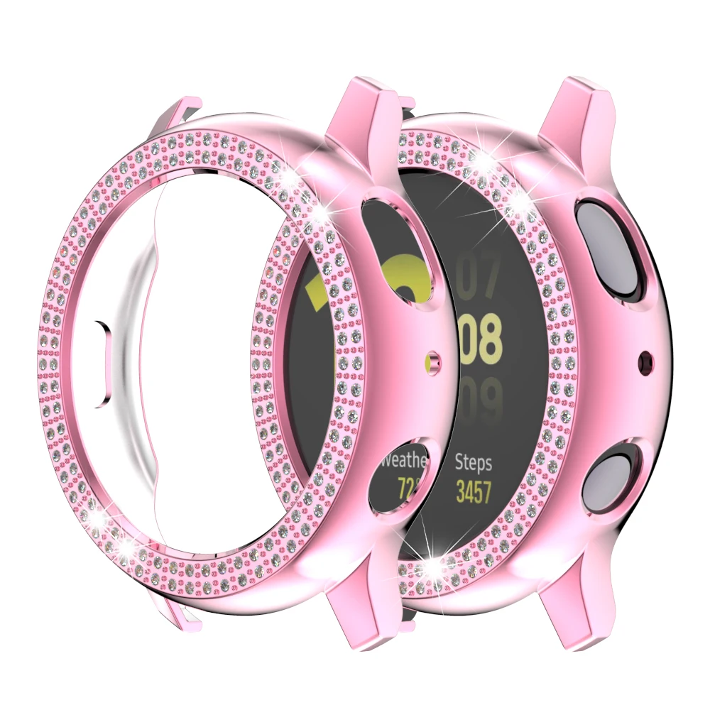 Чехол для часов со стразами защитная рамка Samsung Galaxy Watch Active 2 аксессуары