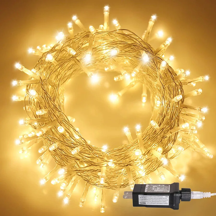 

DC24V Christmas Fairy Light Garland 10M 30M 50M 100M LED String Lights 8 Modes Xmas Tree Wedding Party Holiday Twinkle Lights