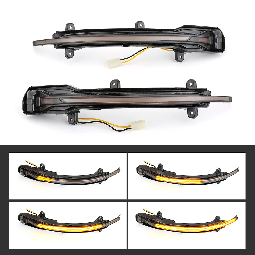 Вид сзади динамических последовательного зеркало указатель поворота светильник