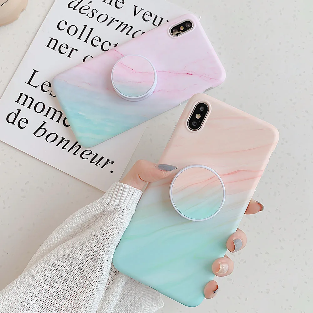 Чехол для iPhone 12 Pro 7 8 Plus 11 XS MAX X мраморный телефонный чехол XR чехлы телефонов