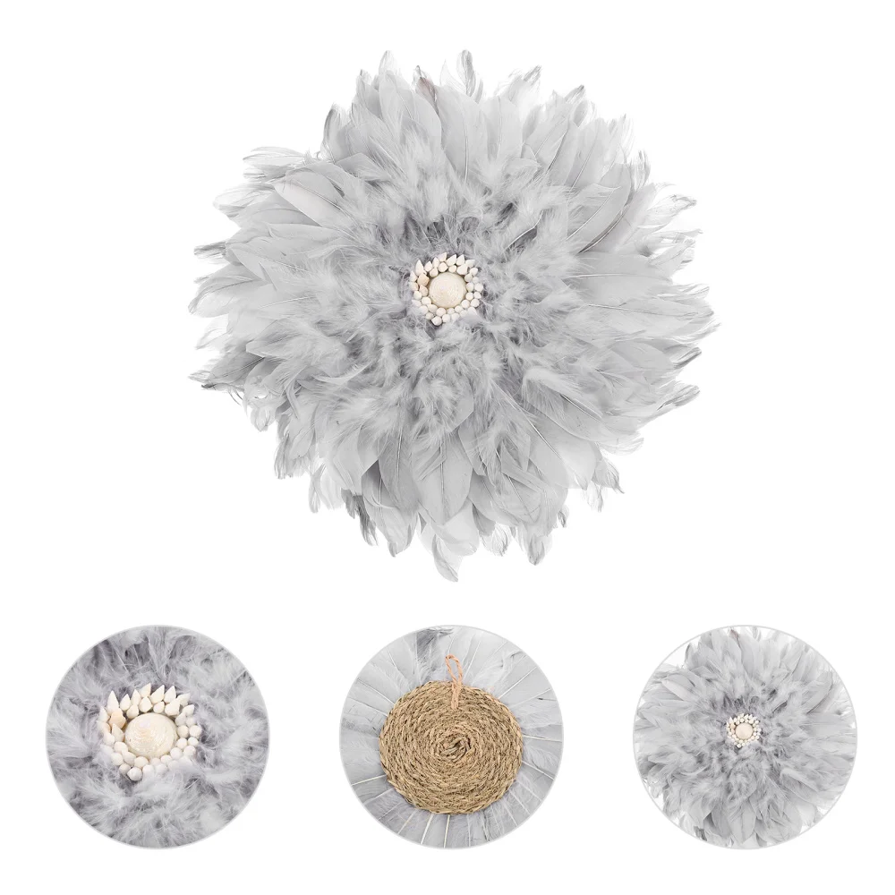 

1pc Unique Feather Wall Decor Art Ornament Room Decor with 1pc Sticking Hook