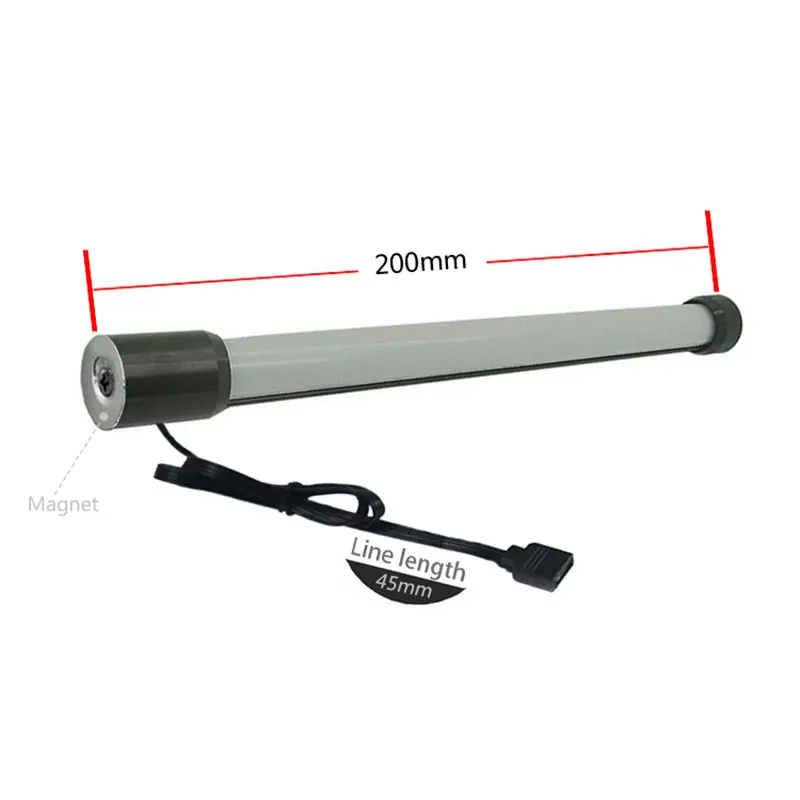 Компьютер + 5VD G/3PIN Алюминий RGB/VDG цветная светильник вая полоса шасси магнитным